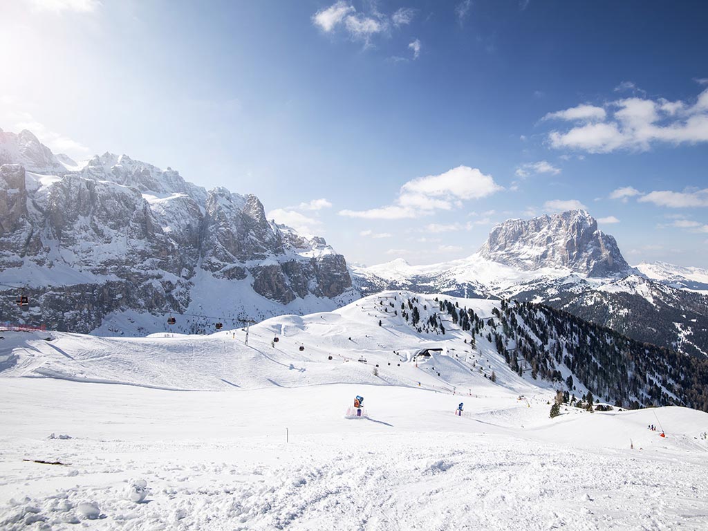 Skipiste Dantercepies in der Sellaronda